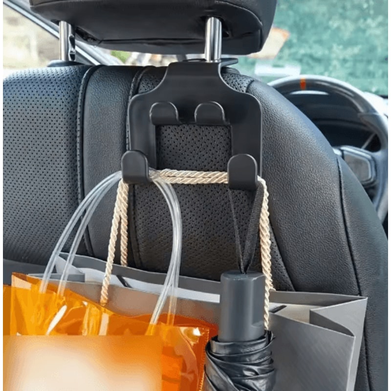 RideView Car Back Seat Phone Holder Headrest Hook Mount Rear Seat Stand For Smartphones 5