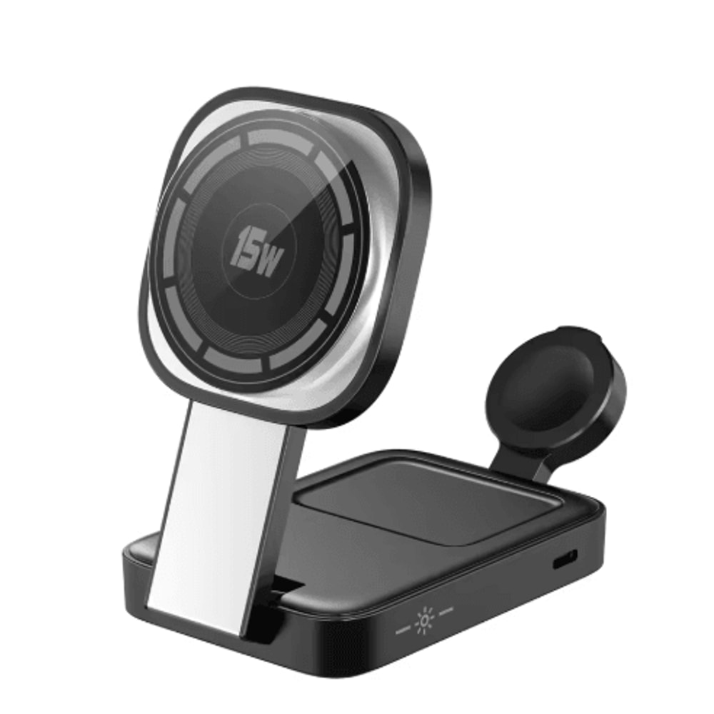 PowerFold 3in1 MagSafe Charging Station Foldable Wireless Charger For IPhone Apple Watch AirPods 4