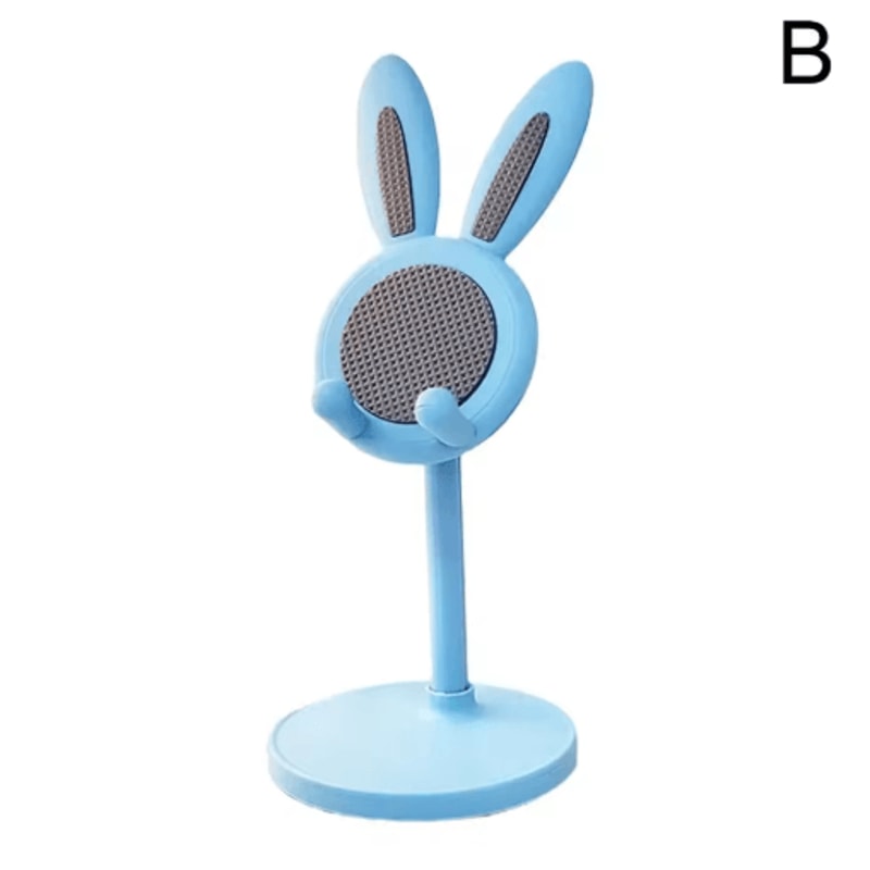 BunnyBuddy Adjustable Phone Tablet Stand Cute Cartoon Desk Holder For IPhone IPad More 2