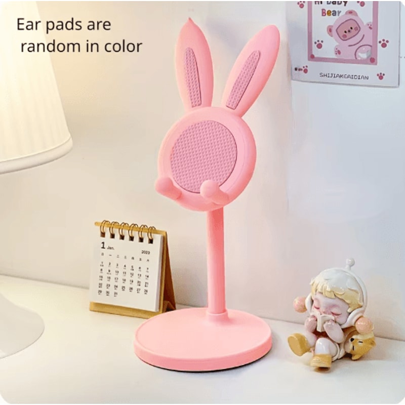 BunnyBuddy Adjustable Phone Tablet Stand Cute Cartoon Desk Holder For IPhone IPad More 8