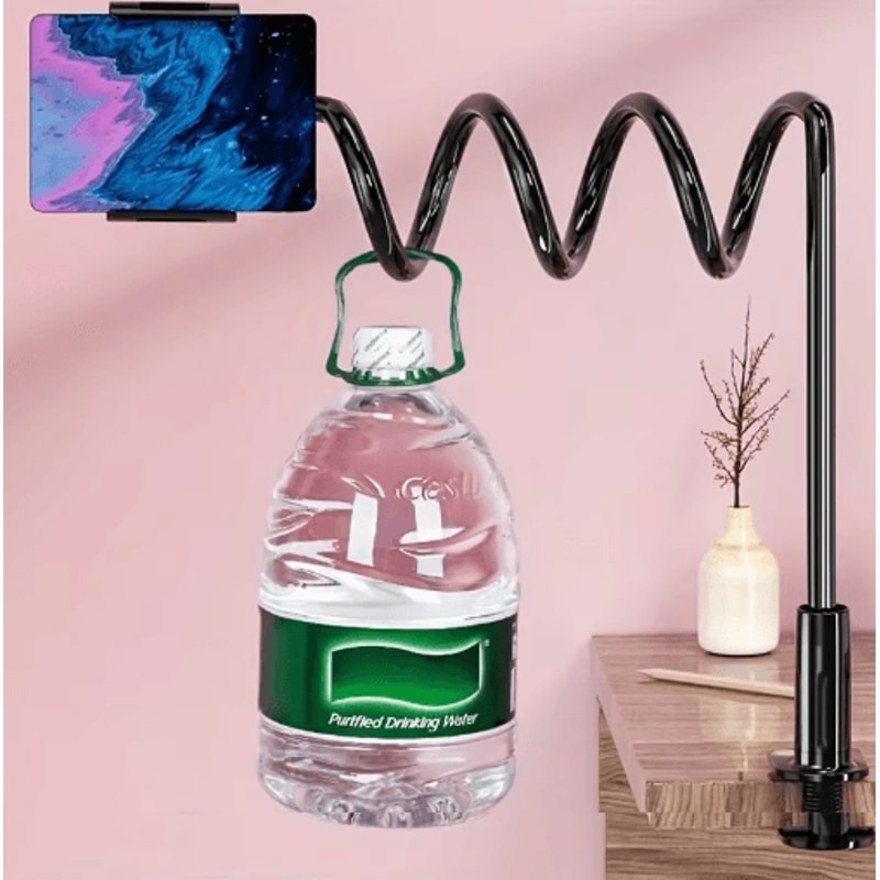 FlexView 70cm Lazy Tablet Phone Clip Stand Foldable Bedside Holder For IPad Samsung Tablets 3