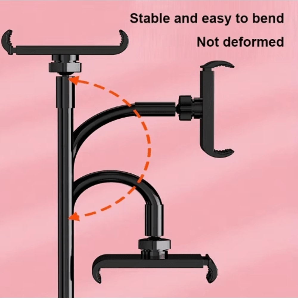 FlexView 70cm Lazy Tablet Phone Clip Stand Foldable Bedside Holder For IPad Samsung Tablets 4