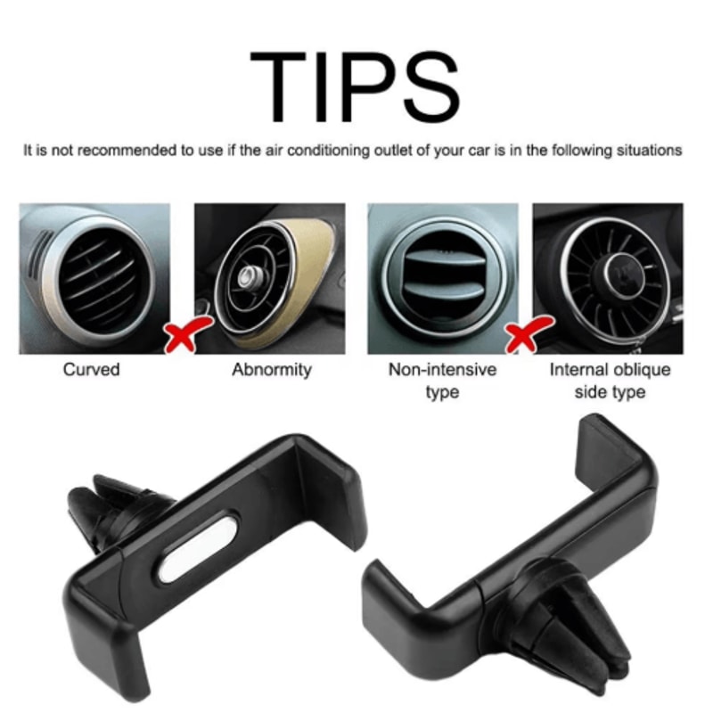 DriveGrip Universal Car Phone Holder Dashboard Windshield Vent HandsFree Mount 2