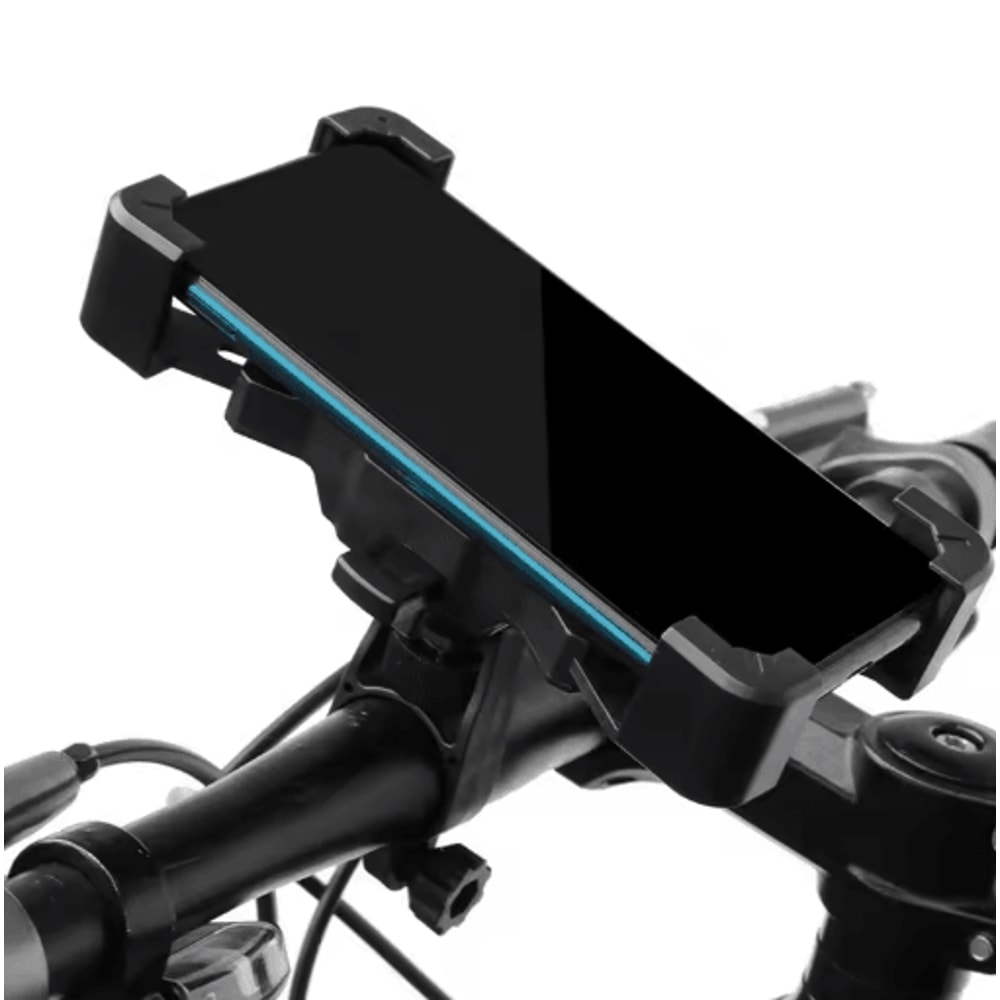 RideSecure Motorcycle Bicycle Phone Holder Universal Handlebar Mount For Smartphones 5