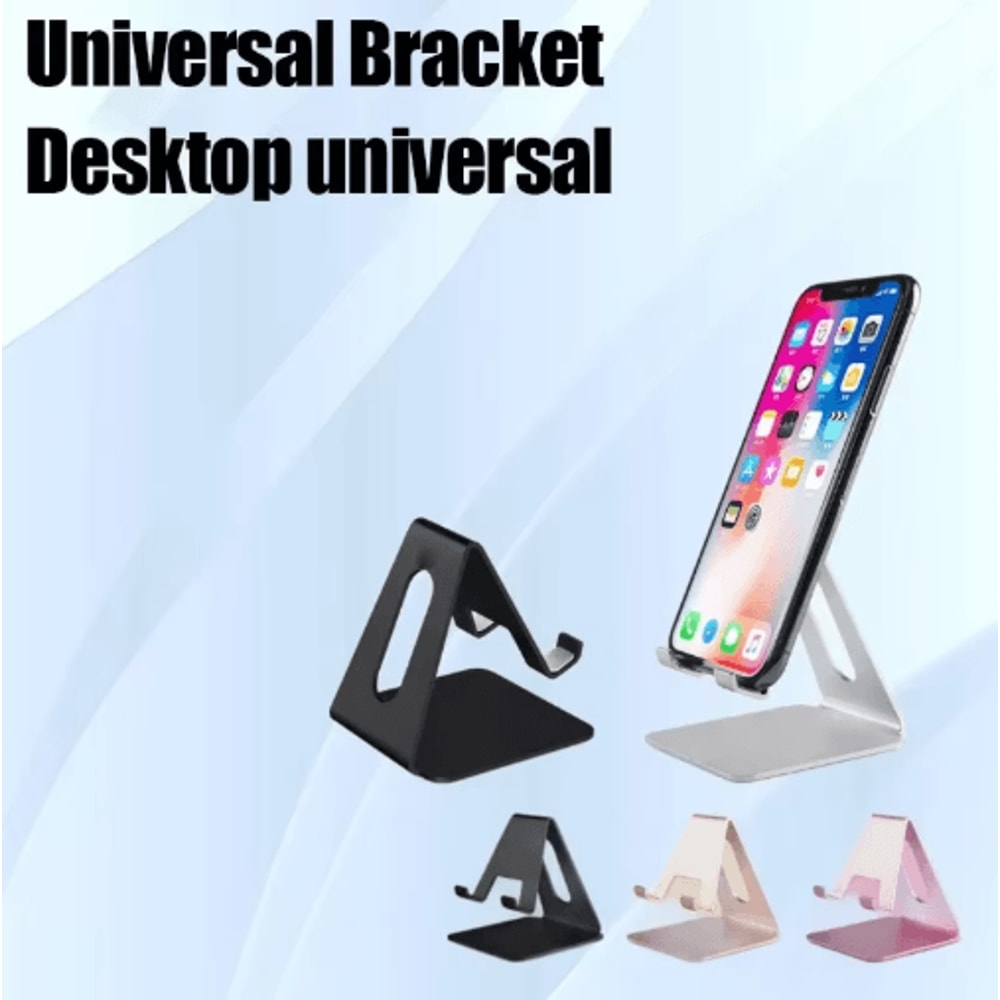 SteelView Universal Metal Phone Stand Desktop Tablet Holder For IPhone IPad Smartphones 9
