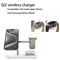 PowerNest 3in1 Wireless Charging Stand Fast Charging Station For IPhone Apple Watch AirPods 3
