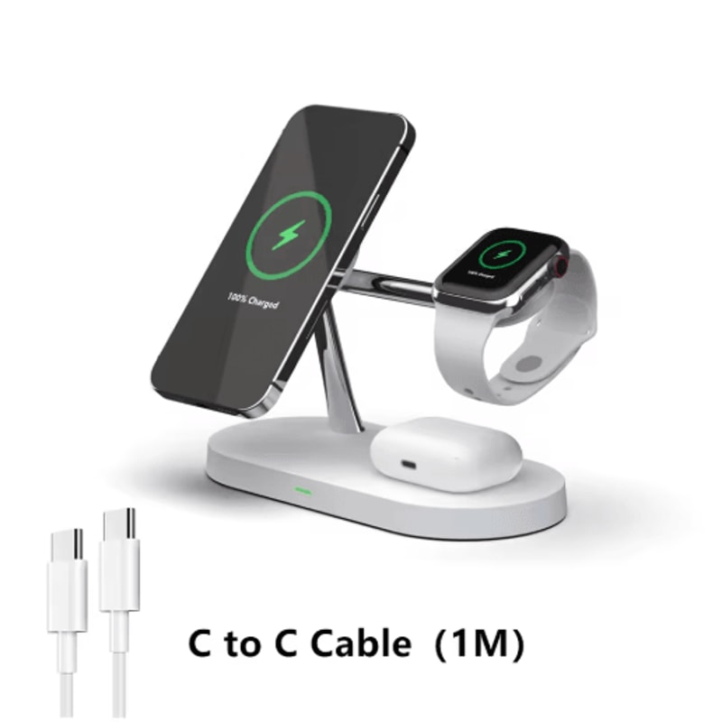 PowerNest 3in1 Wireless Charging Stand Fast Charging Station For IPhone Apple Watch AirPods 6