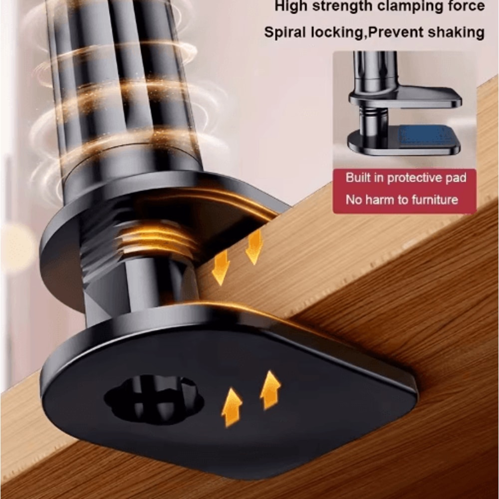 FlexView Lazy Bedside Phone Tablet Stand Adjustable Desktop Holder For IPhone IPad Smartphones 4