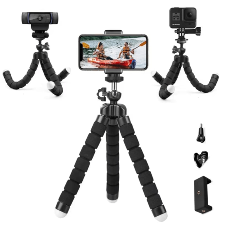 FlexiGrip Octopus Phone Tripod Mini Flexible Smartphone Camera Stand 3