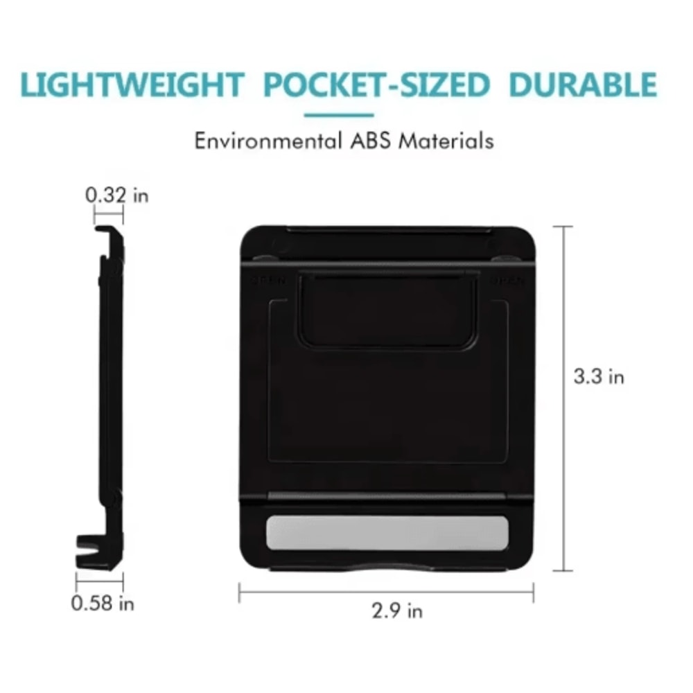 FlexFold Adjustable Phone Tablet Stand Folding Desktop Holder For IPhone IPad Smartphones 8