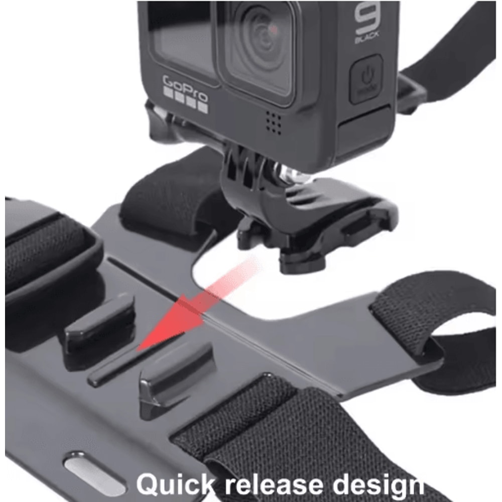 ActionView 5in1 Phone Chest Mount Holder HandsFree POV Recording Strap For Smartphones 4