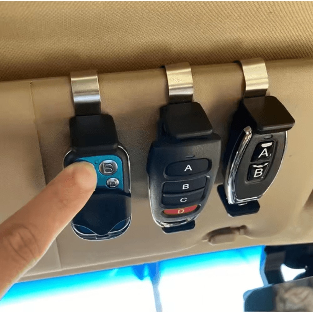 ClipHold Car Sun Visor Remote Holder Universal Garage Door Opener Clip 4768mm 6