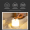 GlowEase USB Rechargeable Desk Lamp Touch Control 3Color Dimmable Portable Night Light 5