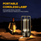 GGbingo Cordless LED Table Lamp Rechargeable Portable Desk Bedside Light 6