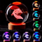 3D Axolotl Crystal Ball Night Light Laser Engraved Decorative LED Lamp 3