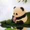 Cute Silicone Panda Night Light Rechargeable Kawaii Animal LED Lamp 1