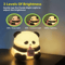 Cute Silicone Panda Night Light Rechargeable Kawaii Animal LED Lamp 6