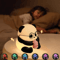 Cute Silicone Panda Night Light Rechargeable Kawaii Animal LED Lamp 0
