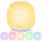 Portable RGB Egg Shape Night Light USB Rechargeable Touch Dimmable Ambient Lamp 1