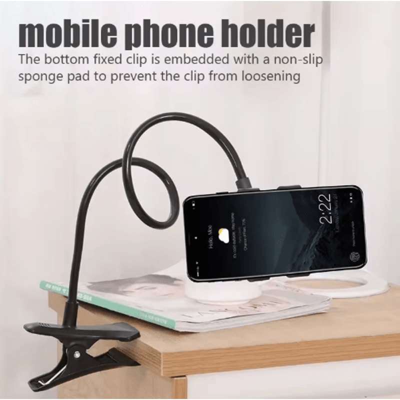 360 Flexible Phone Holder Stand Adjustable Lazy Bed Desk Mount 70cm 8
