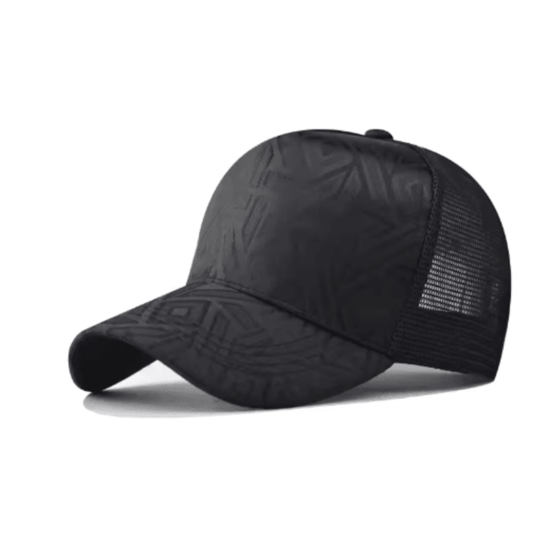 2025 Plaid Mesh Baseball Cap Unisex Summer Sun Protection Hat 3