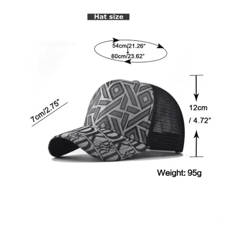 2025 Plaid Mesh Baseball Cap Unisex Summer Sun Protection Hat 7