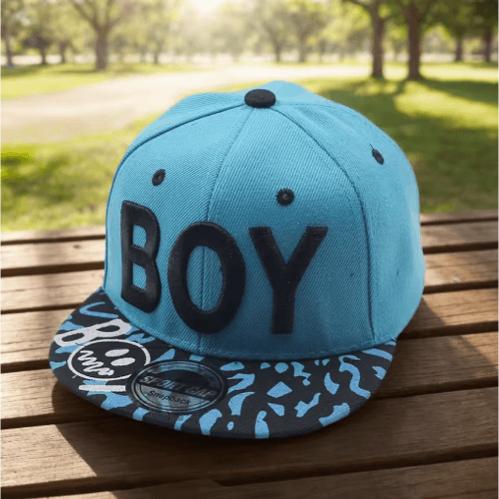 Kids Letter Embroidery Baseball Cap Adjustable Summer Snapback Hat 3