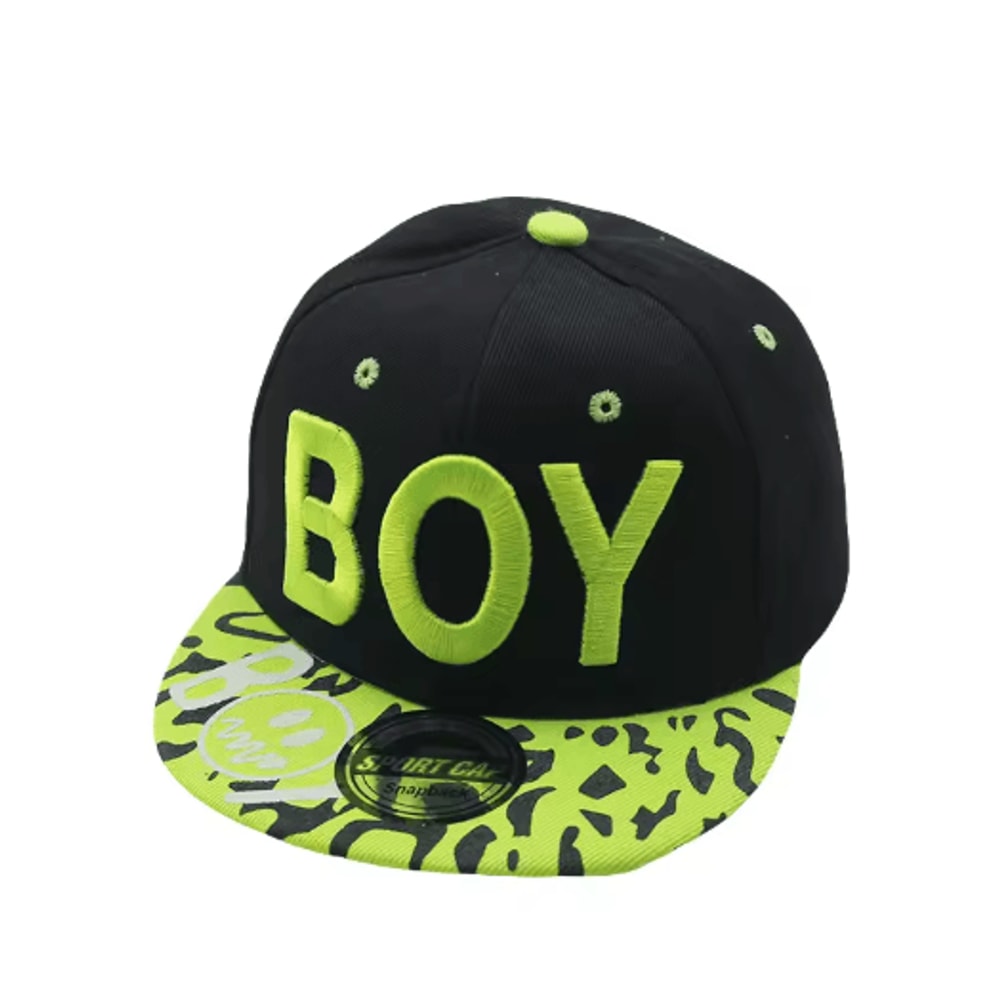 Kids Letter Embroidery Baseball Cap Adjustable Summer Snapback Hat 9