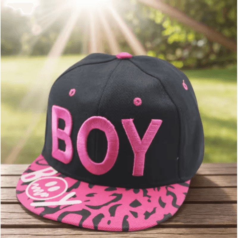 Kids Letter Embroidery Baseball Cap Adjustable Summer Snapback Hat 6