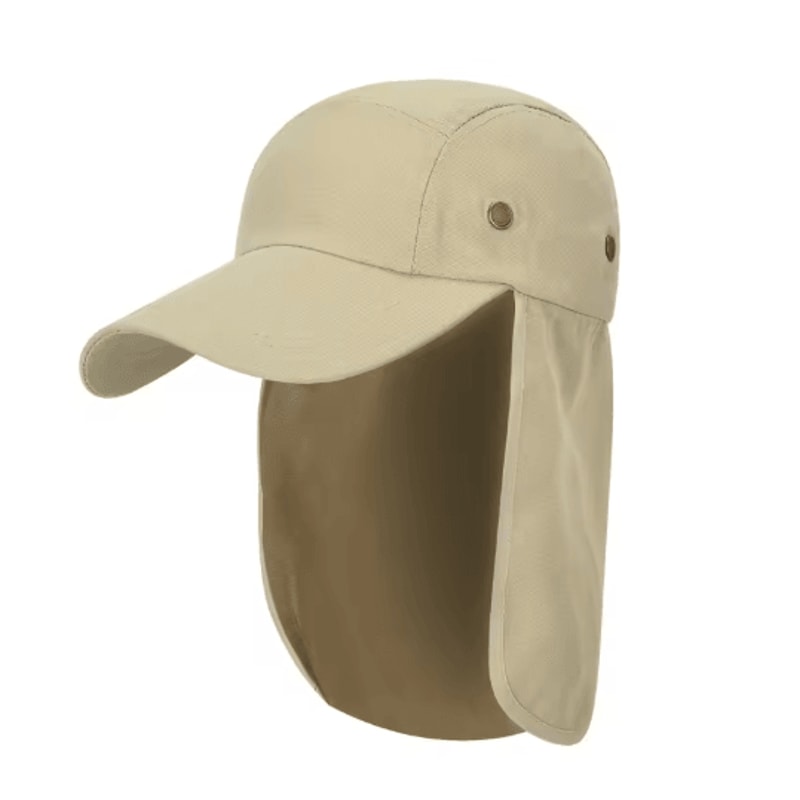 Outdoor Sun Protection Hiking Hat Wide Brim Fishing Hat With Neck Flap 3