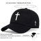 Classic Black Cotton Baseball Cap Adjustable Snapback Casual Dad Hat 7