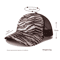 Leopard Print High Ponytail Trucker Hat Breathable Womens Mesh Snapback Cap 6