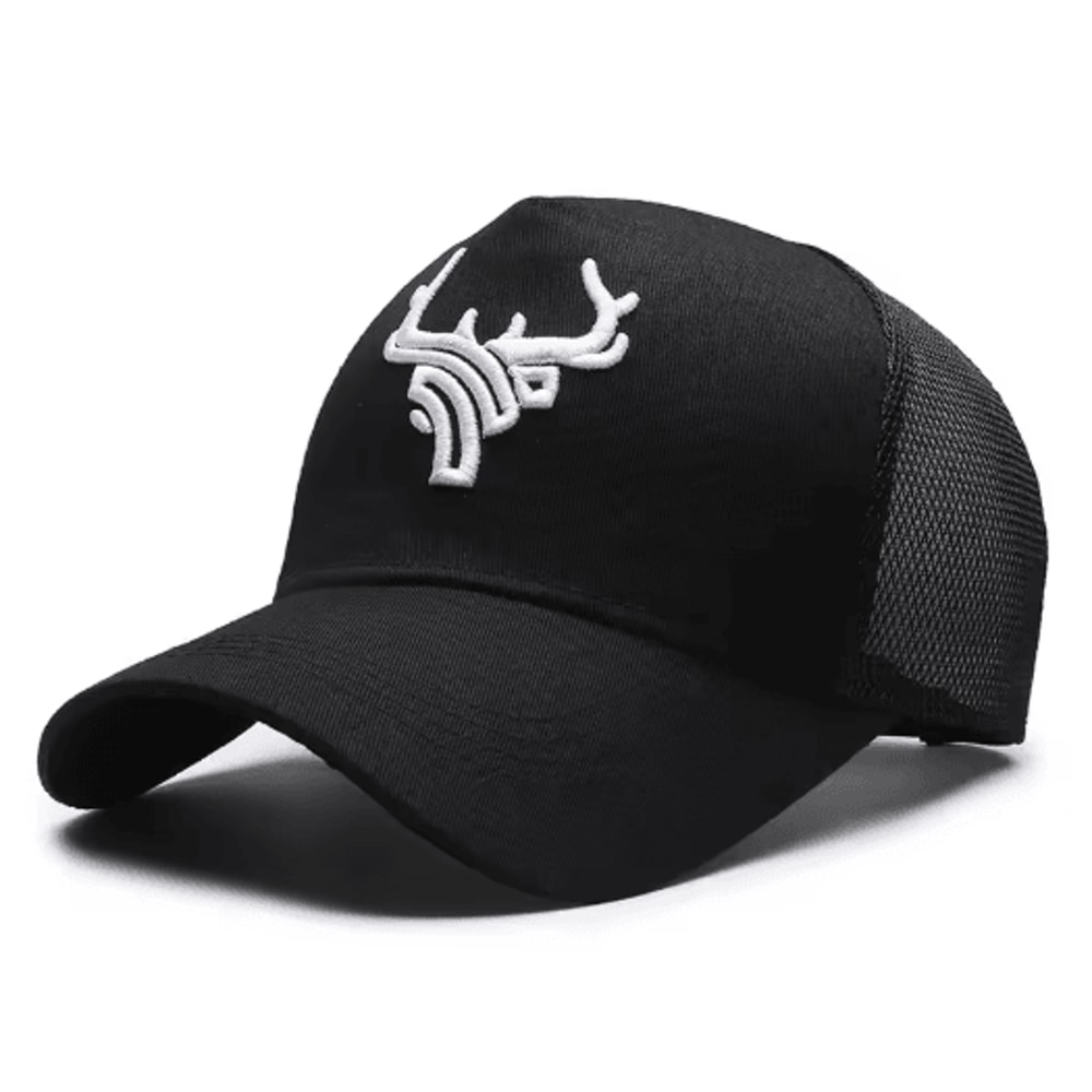 Mens Bull Embroidered Baseball Cap Breathable Summer Sun Protection Hat 6