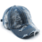 Vintage Distressed Denim Baseball Cap Street Style Hip Hop Trucker Hat 2