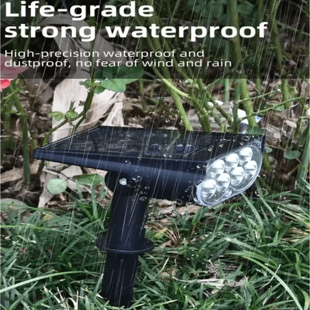 Ultra Bright 7 LED Solar Spotlight Outdoor Adjustable Waterproof Garden Landscape Light 4