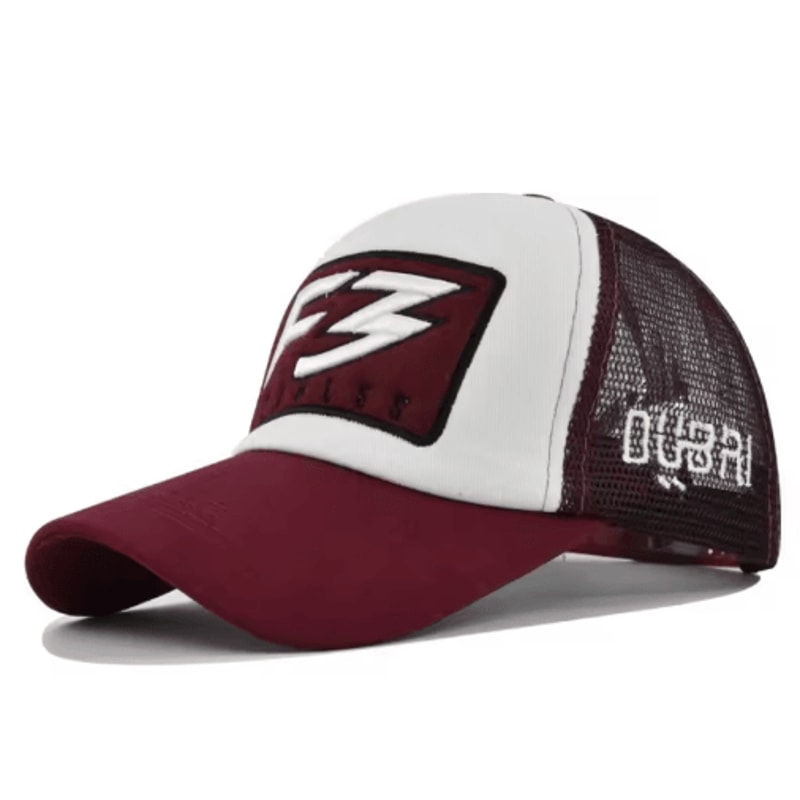 Breathable Mesh Trucker Cap Adjustable Unisex Summer Baseball Hat 5