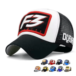 breathable mesh trucker cap – adjustable unisex summer baseball hat