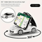 Foldable 360 Rotating Car Dashboard Phone Holder Universal Mobile Phone Mount 6