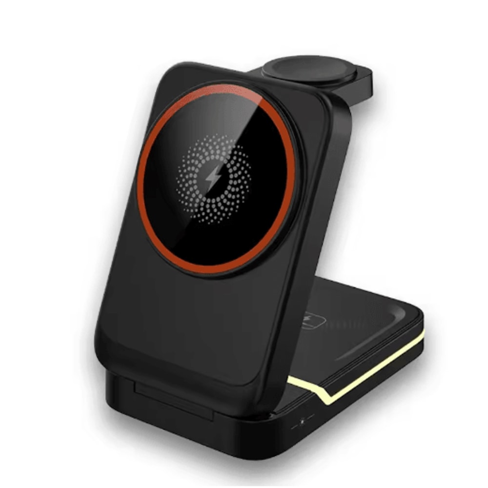 3in1 MagSafe Magnetic Foldable Wireless Charging Stand For IPhone Apple Watch AirPods 1