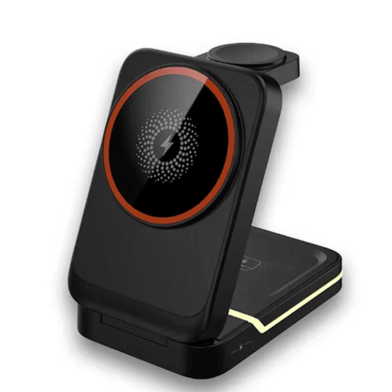 3in1 MagSafe Magnetic Foldable Wireless Charging Stand For IPhone Apple Watch AirPods 4