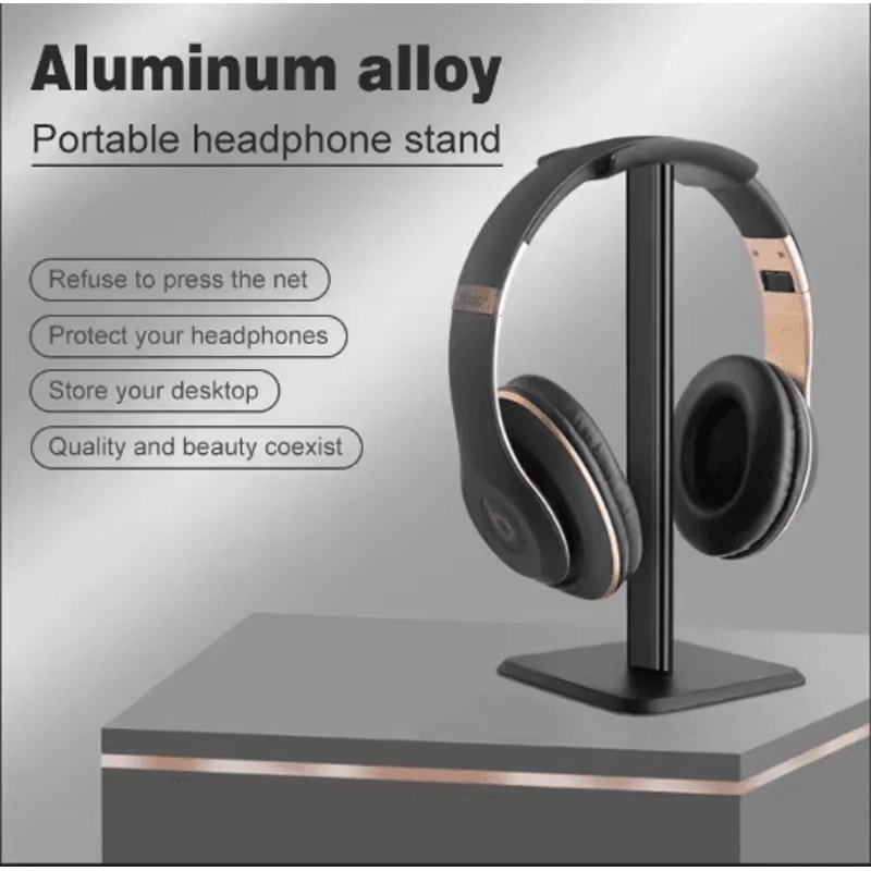 Universal Gaming Headset Stand Detachable Desktop Headphone Display Rack 3