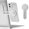 Magnetic Laptop Side Phone Holder UltraThin Foldable Aluminum Phone Mount 1