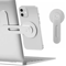 Magnetic Laptop Side Phone Holder UltraThin Foldable Aluminum Phone Mount 1