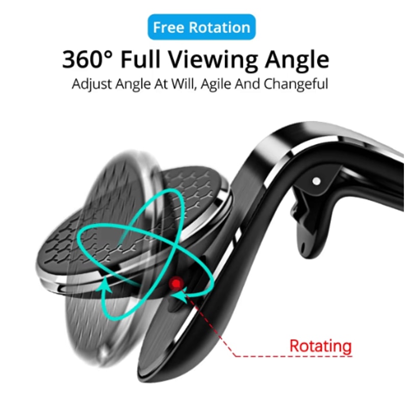 Universal Magnetic Air Vent Car Phone Holder Compact GPS Smartphone Mount 10