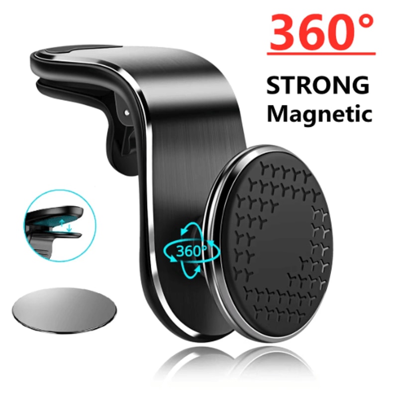 Universal Magnetic Air Vent Car Phone Holder Compact GPS Smartphone Mount 0
