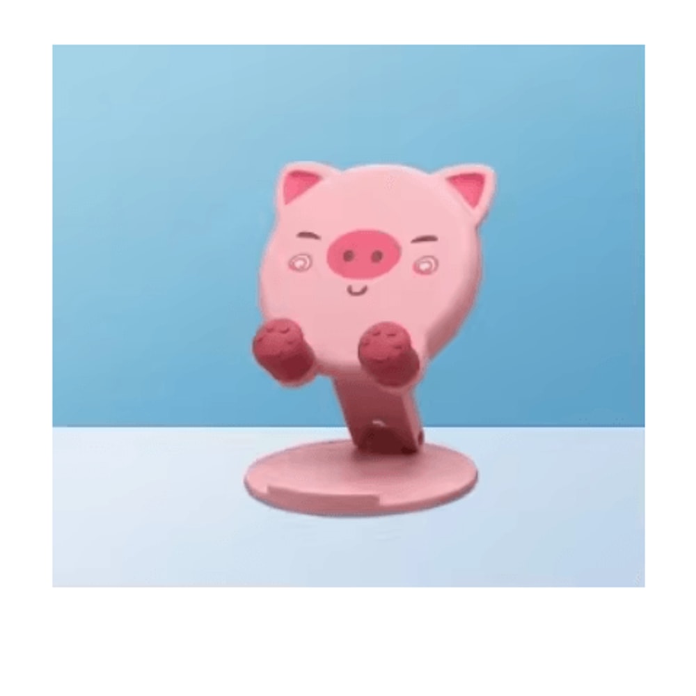 Cute Resin Animal Phone Holder Stand Decorative Desk Stand For Phone Tablet 1