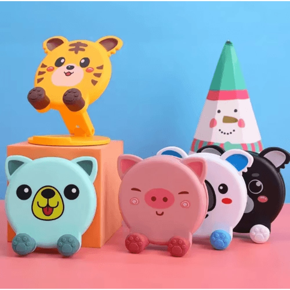 Cute Resin Animal Phone Holder Stand Decorative Desk Stand For Phone Tablet 6