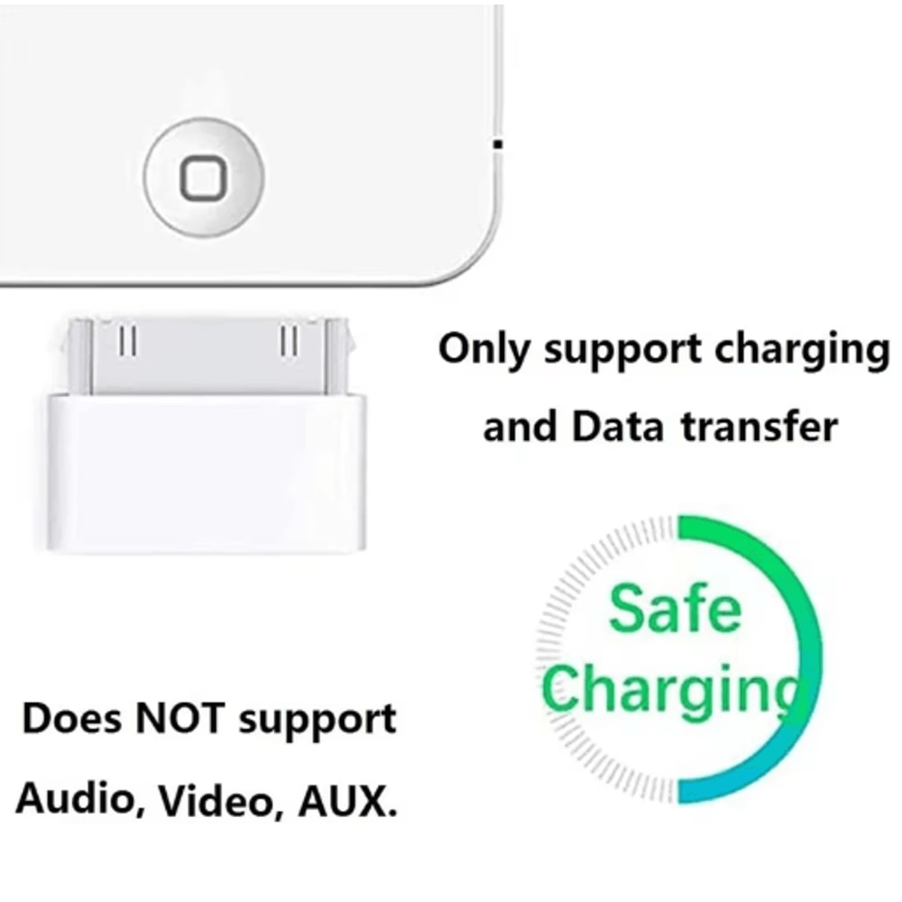 Lightning To 30Pin Adapter 8Pin To 30Pin Charging Sync Converter 3