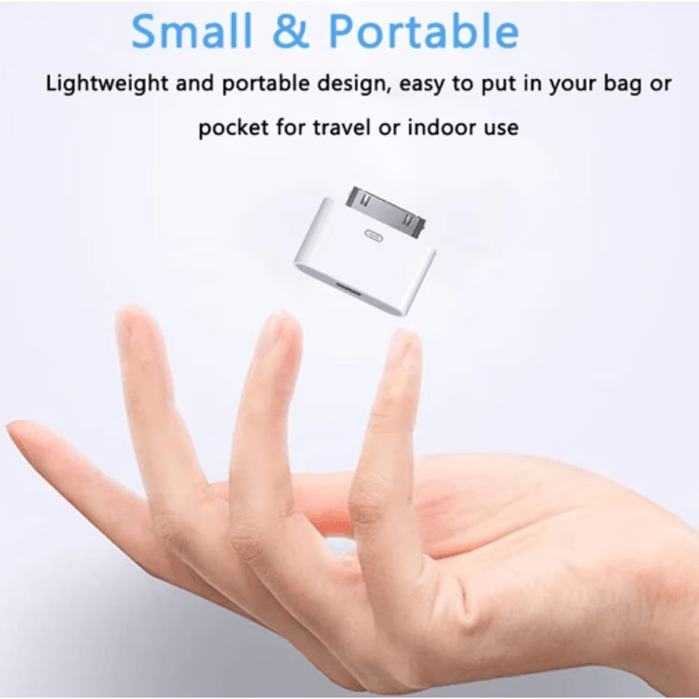 Lightning To 30Pin Adapter 8Pin To 30Pin Charging Sync Converter 5