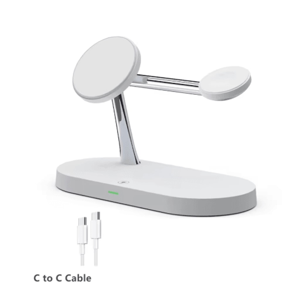 3in1 Magnetic Wireless Charging Station Fast MagSafe Stand For IPhone Apple Watch AirPods 2